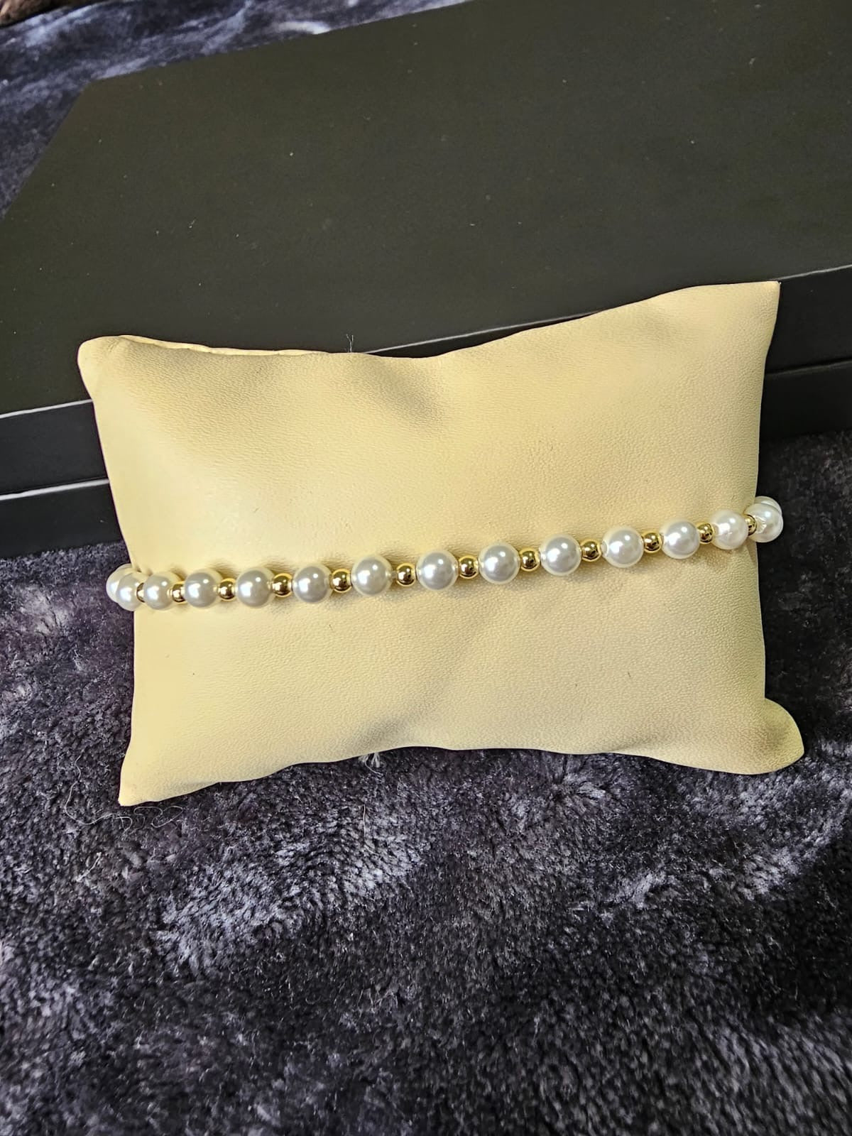 Luna Glow 18K Gold Plated 3MM Pearl Bracelet