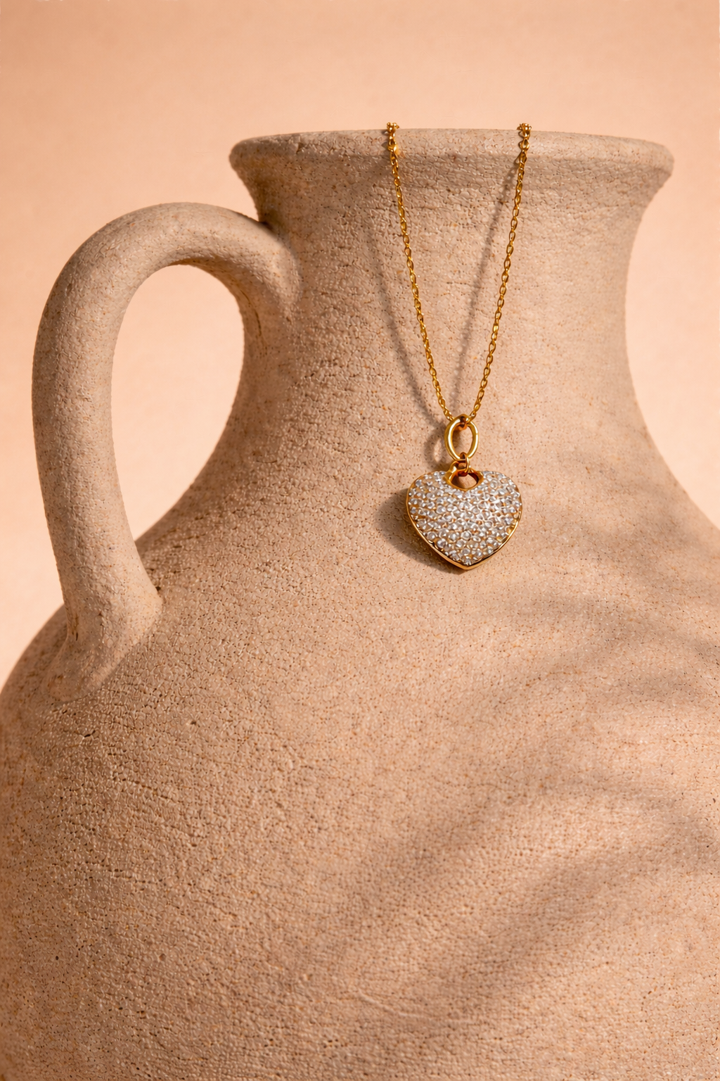 Shiny Heart Charm Pendant