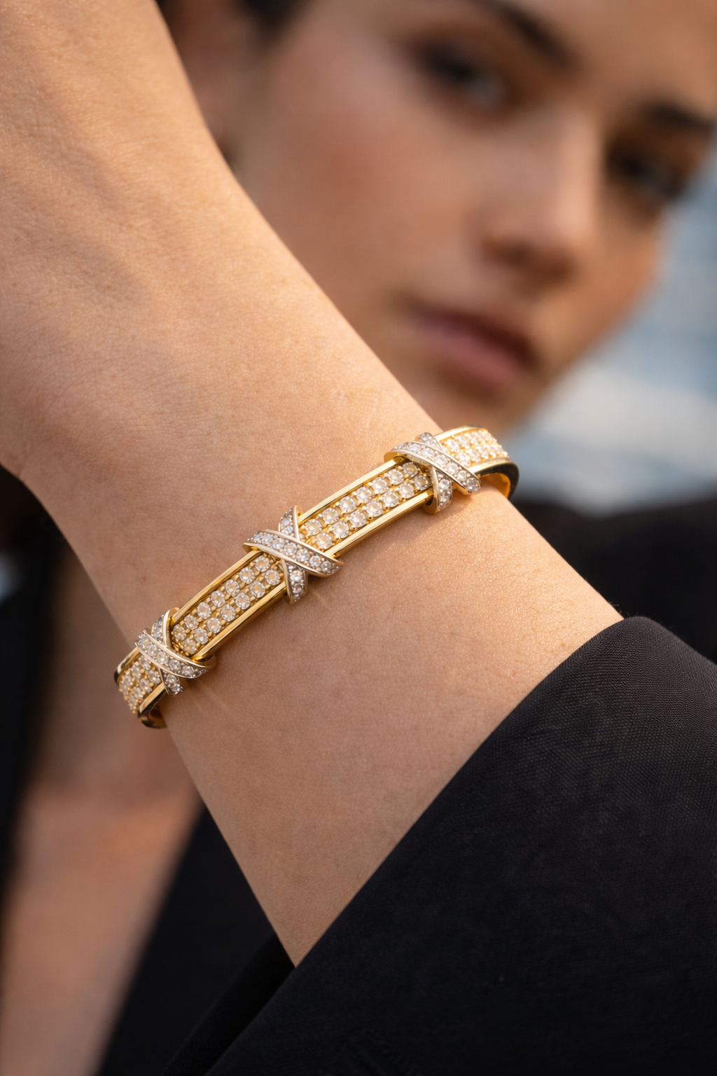 18K Gold Plated Bow Bracelet | Stainless Steel