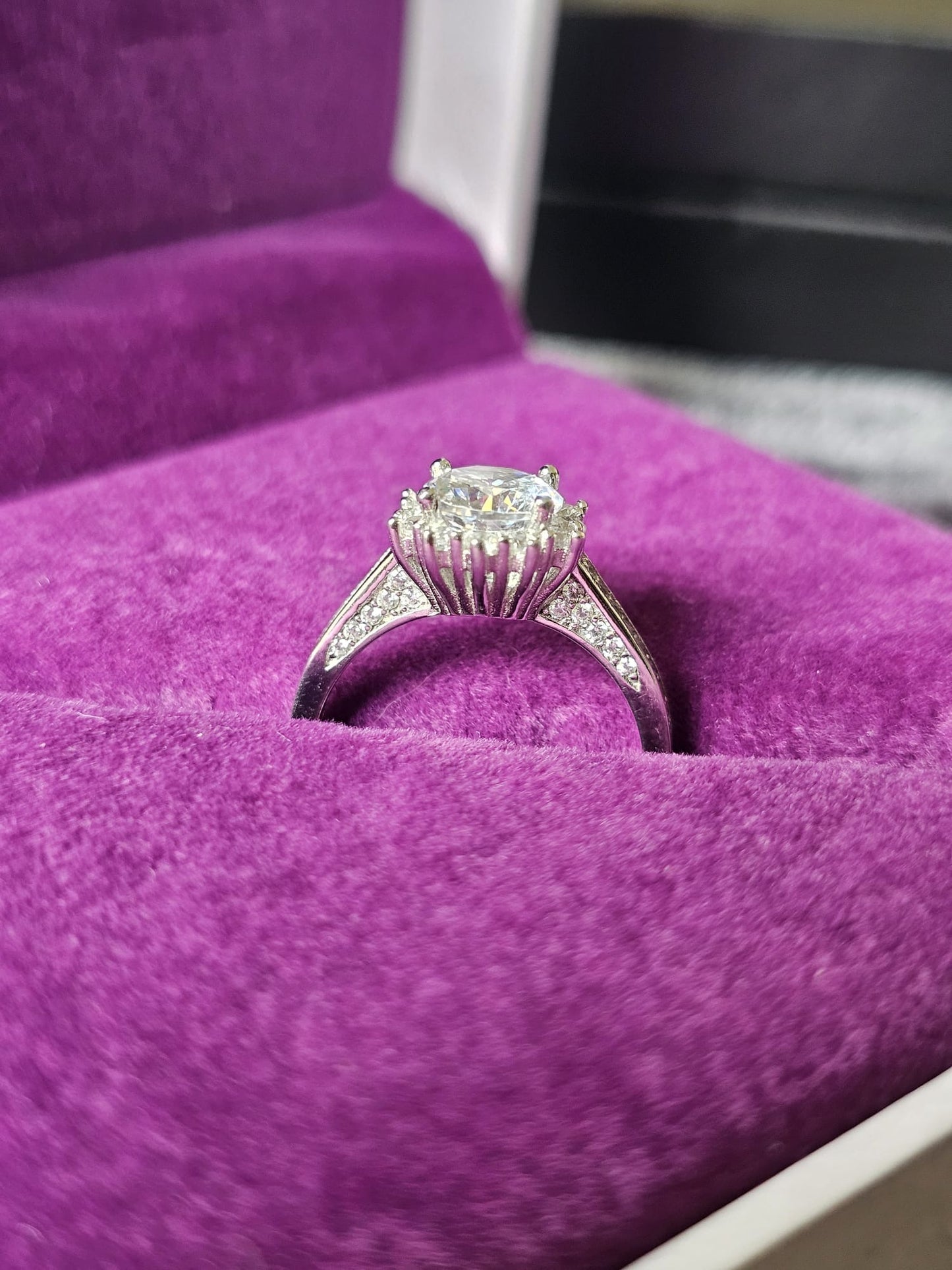 Celestia Radiant Halo Ring