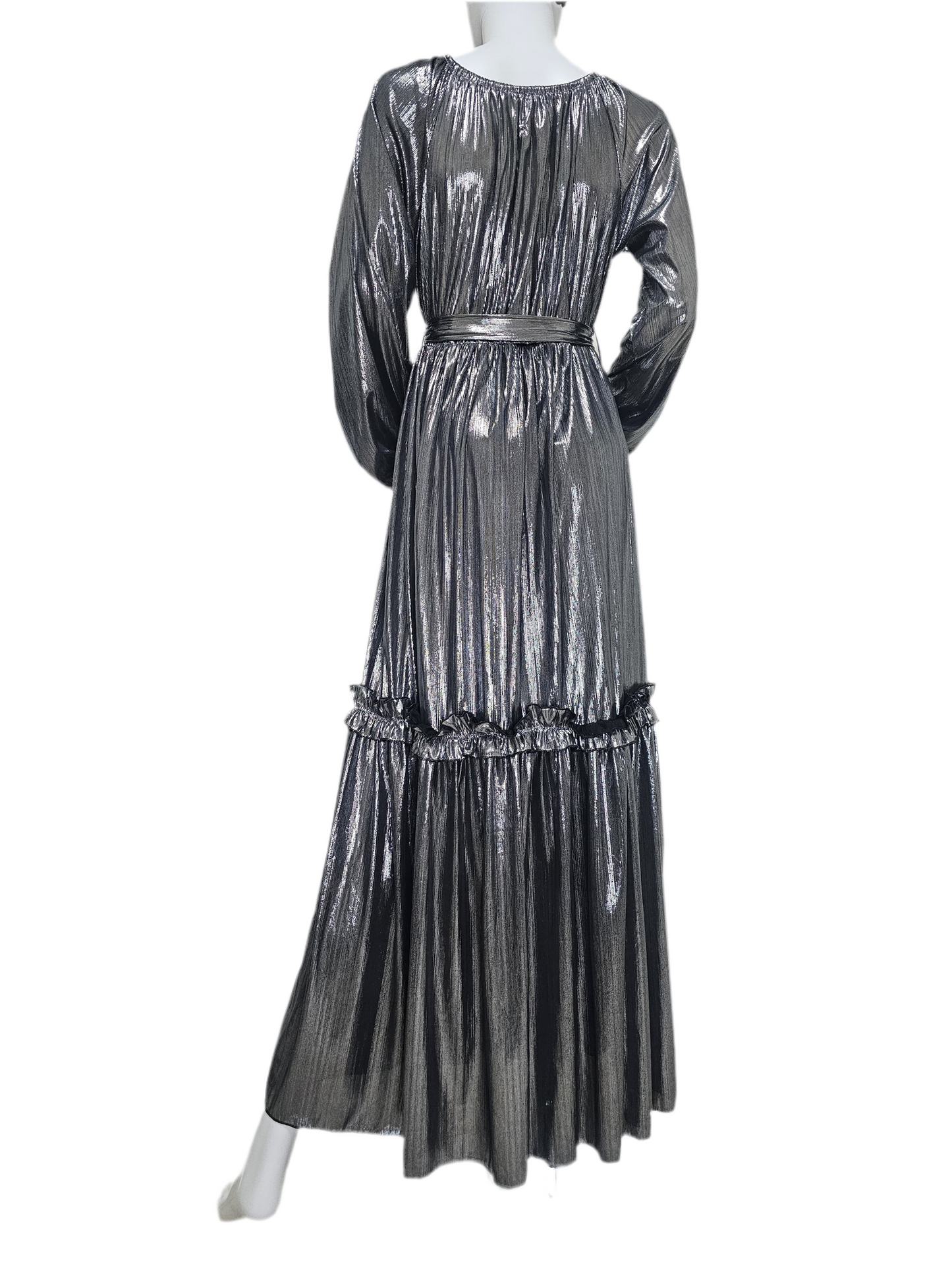 Lustre Luxe Gown - Moonlight Silver/Champagne Glow