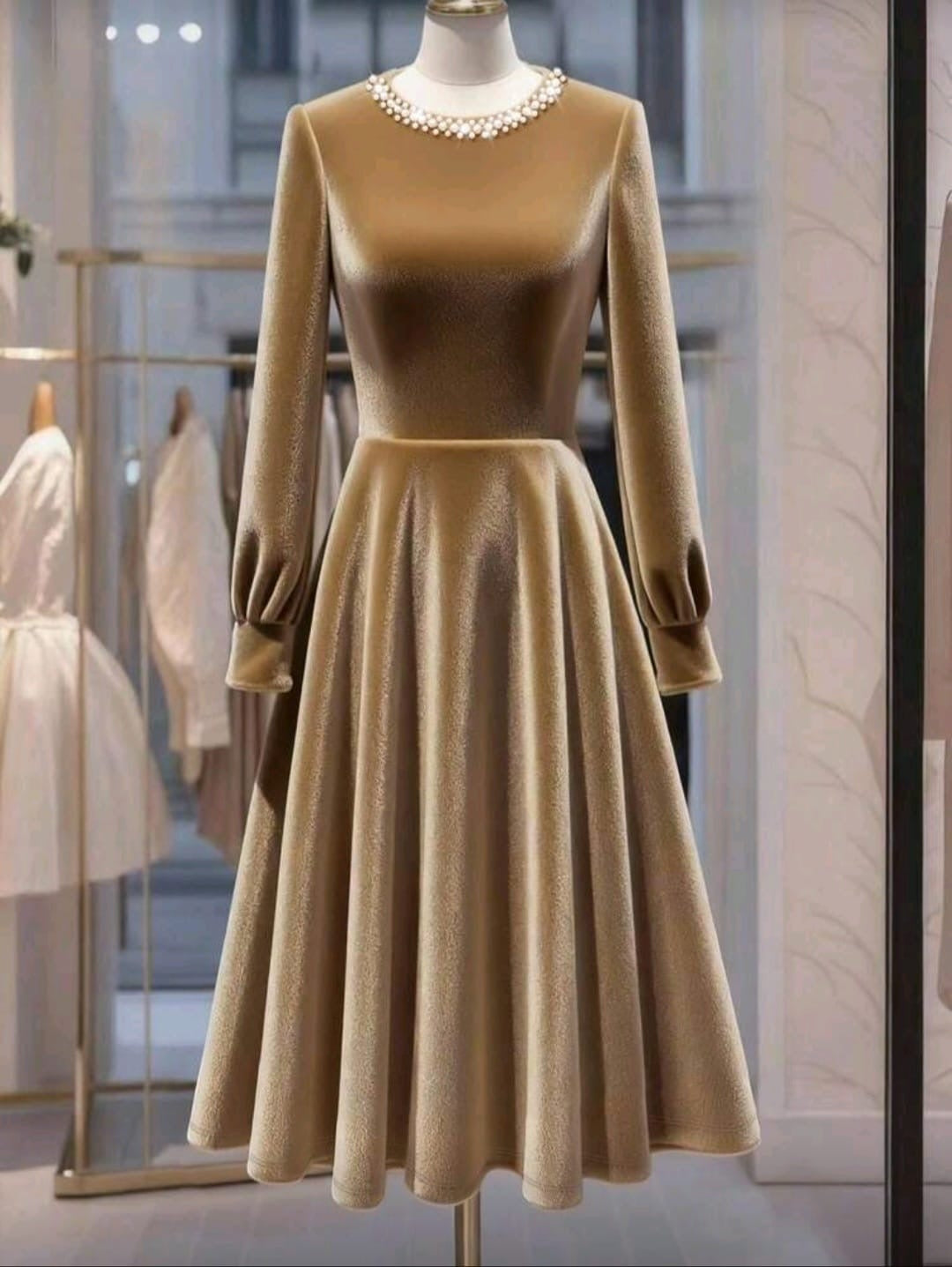 Velvet Pearl Dress