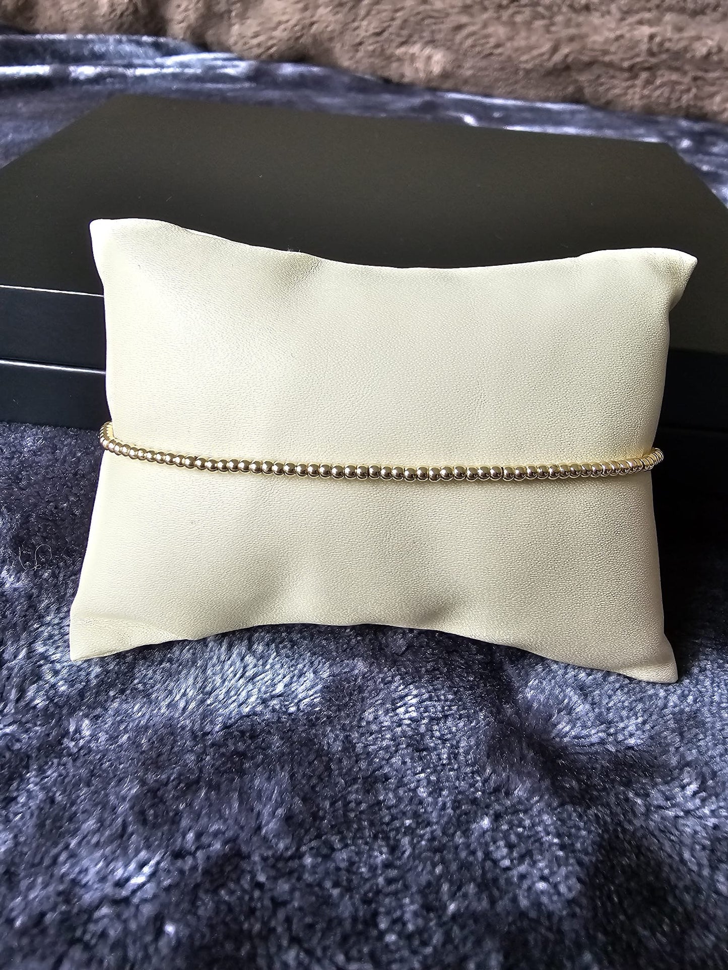 Golden Aura Beaded Bracelet