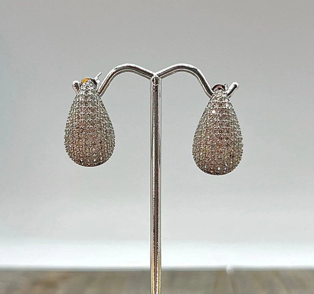 Pave CZ Inspired Earring
