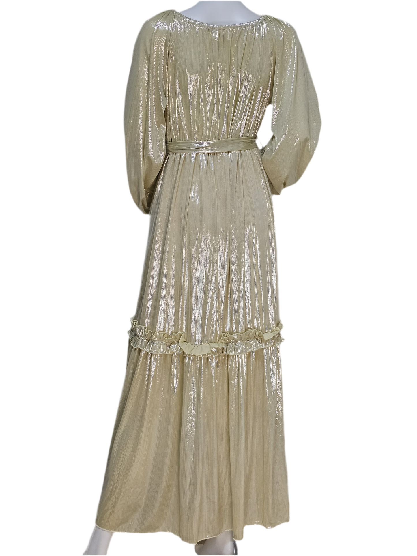 Lustre Luxe Gown - Moonlight Silver/Champagne Glow