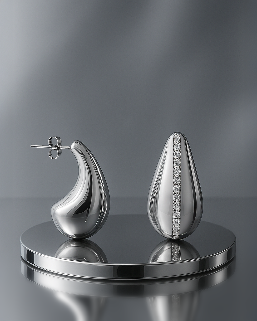 Glisten & Glow: Water Drop CZ Earrings