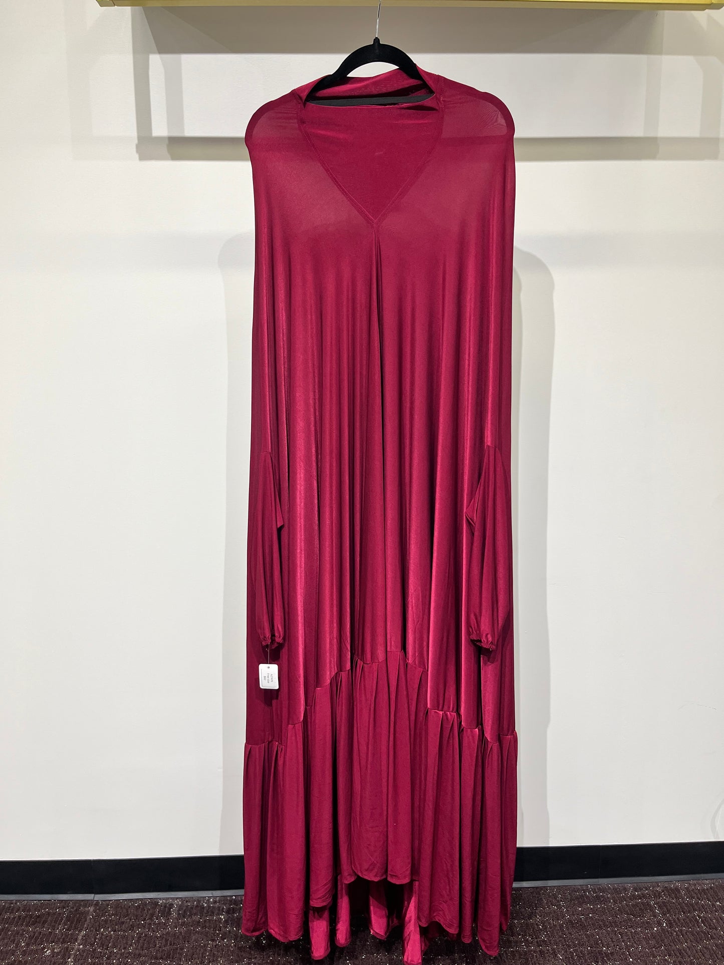 Royal Red Jilbab | Bold Modest Statement