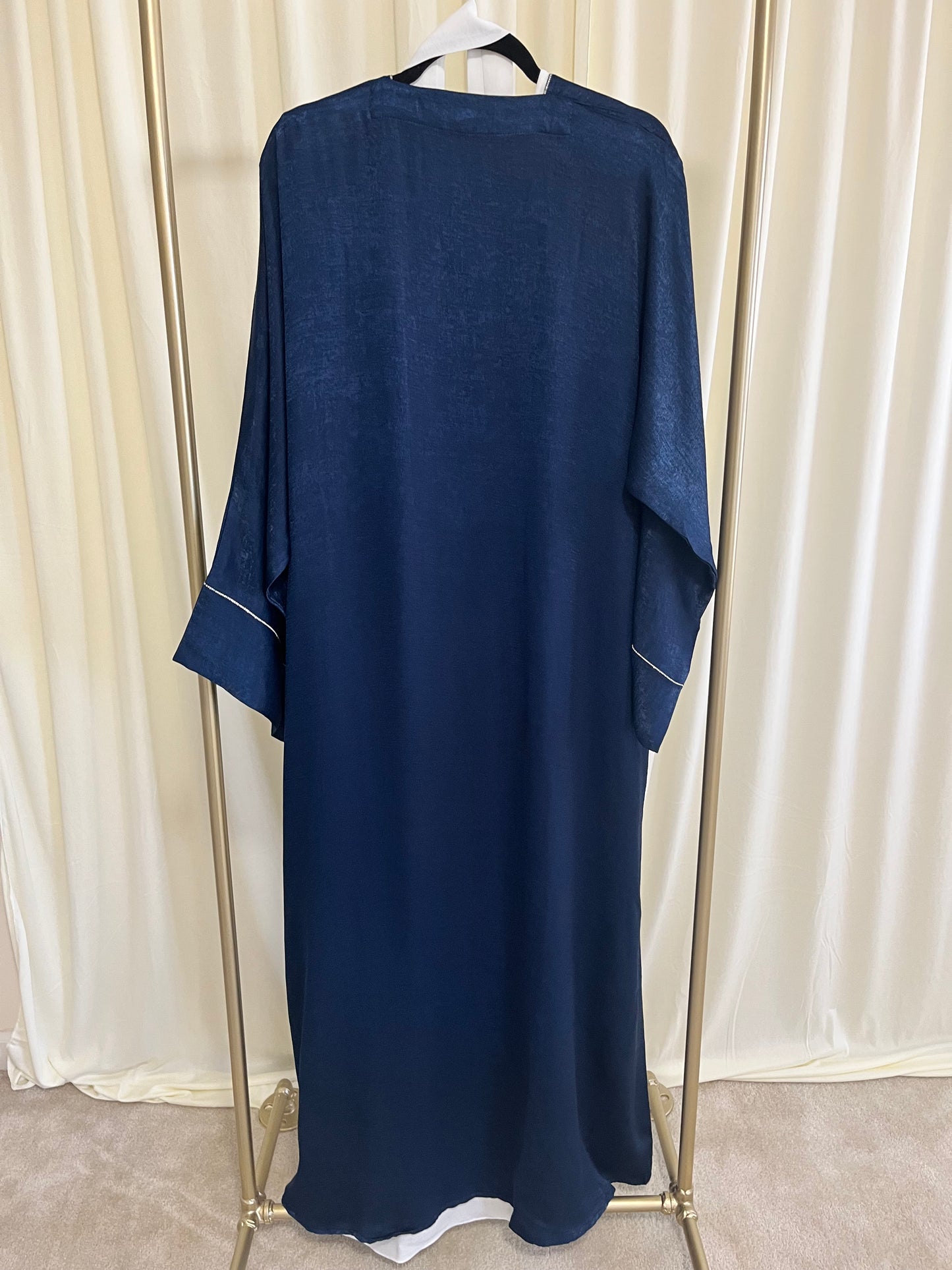 The Sapphire Zenith Shimmer Abaya