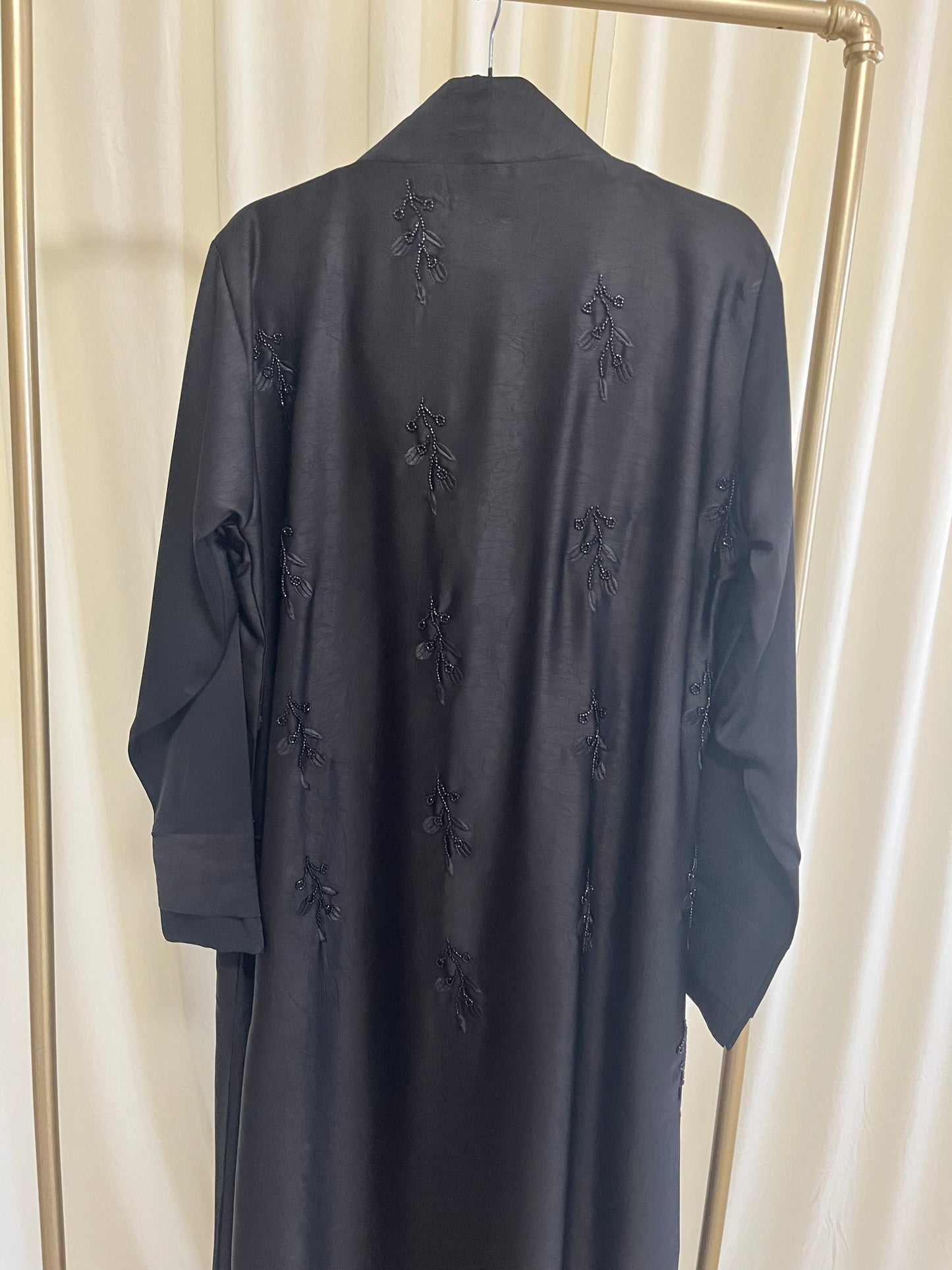 Royal Thread Embroidered Tassel Abaya