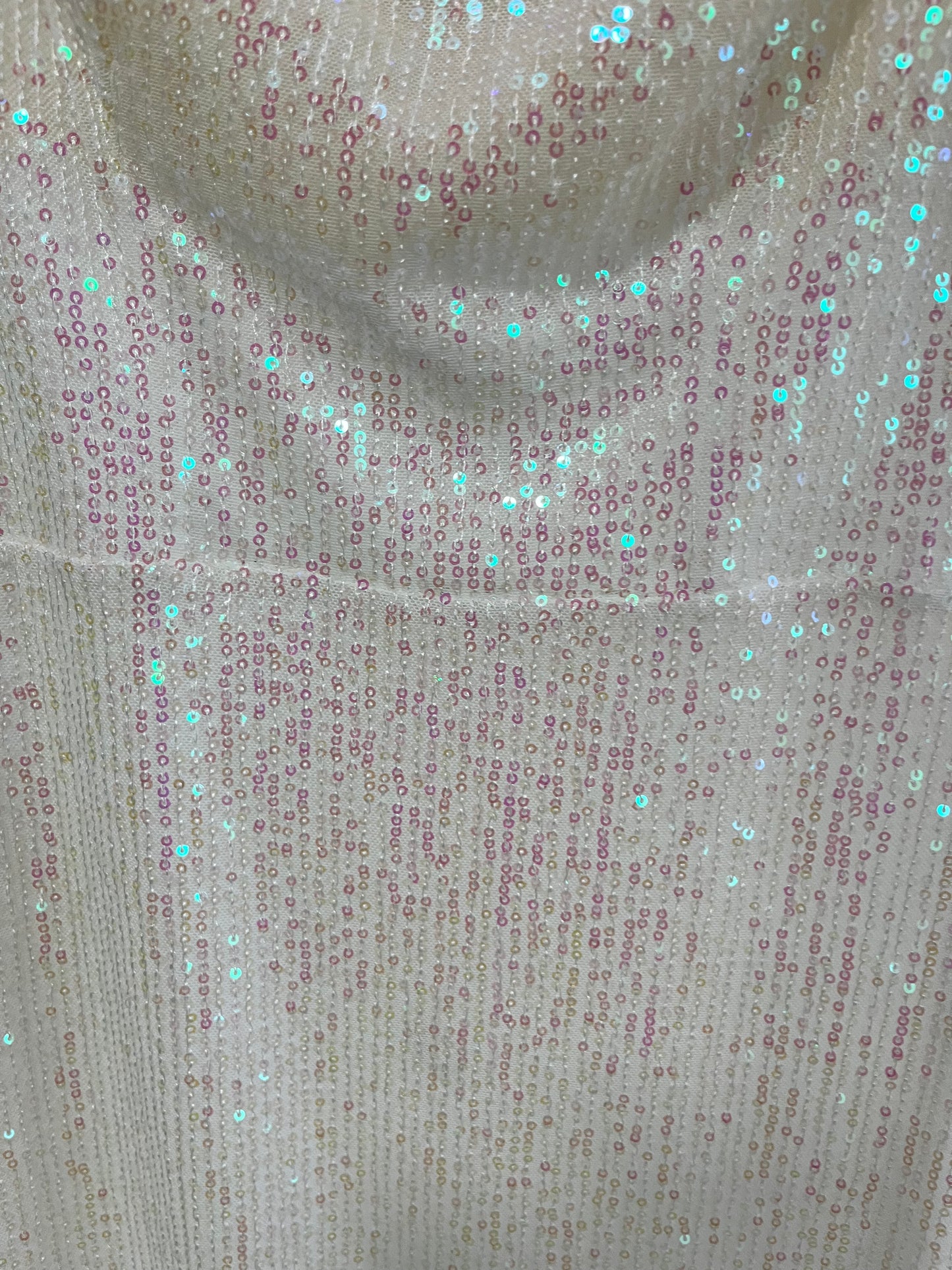 Ivory Dusk Ombre Sequin Maxi Dress | Luxe Gradient Glow