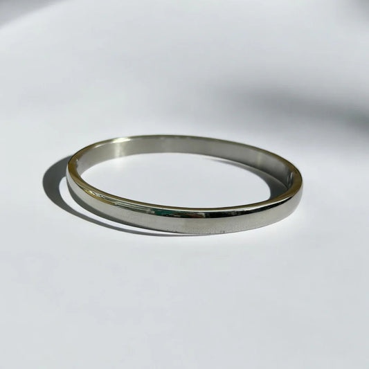 18K Gold/Silver Plated Plain Bracelet