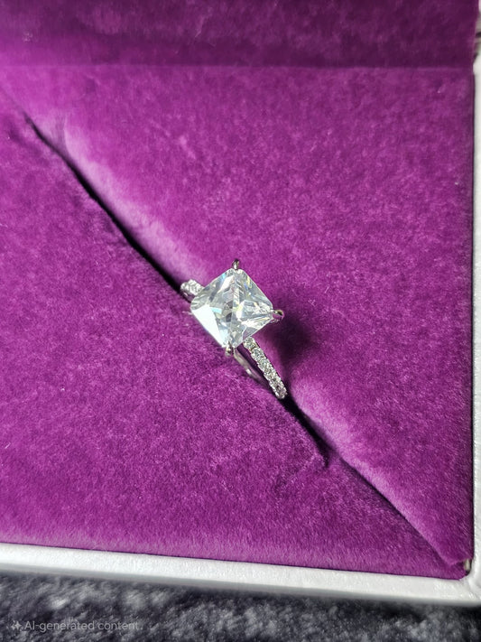 Elegance Square Cut Ring