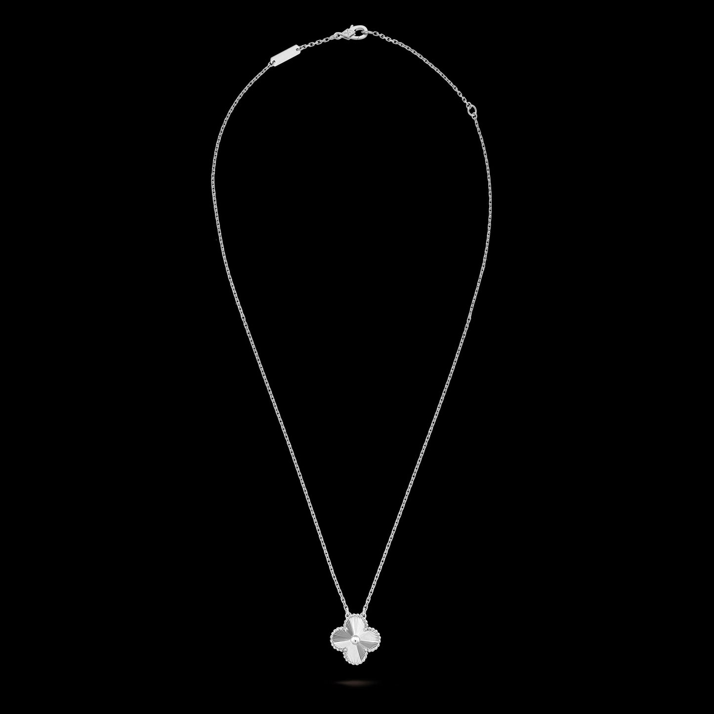 Charmé Clover Collection - Necklace, Earrings & Ring in Sterling Silver Finish