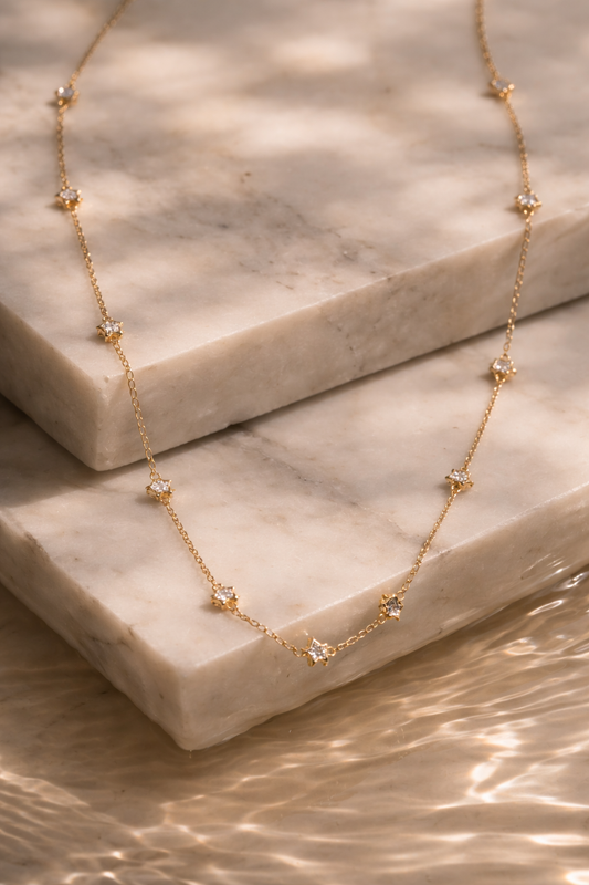 Diamond by Yard long chain with Cubic Zirconia 20"inches