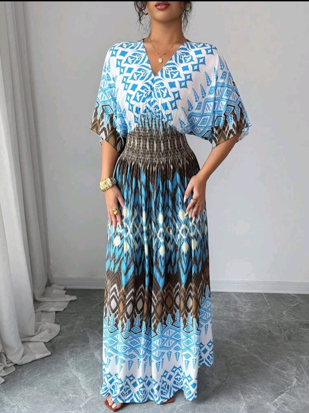 Summer Viscose Gown