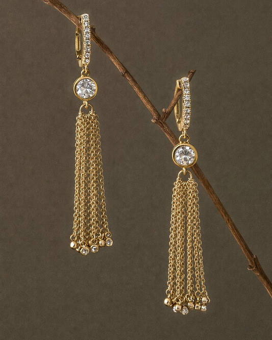 18k Gold Plated Danglers