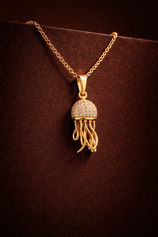 Jelly Fish Charm Pendant