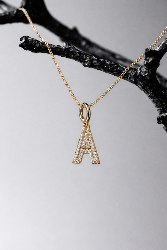 Letter "A" Charm
