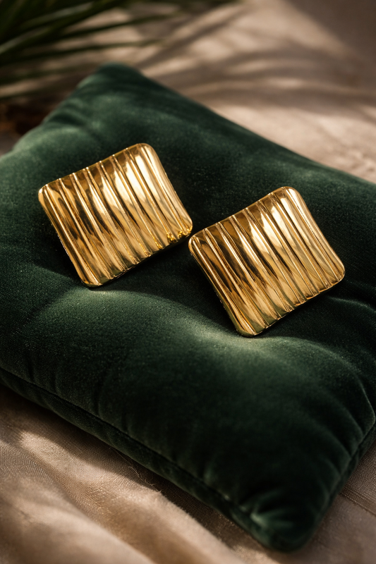 aesthetic square earring