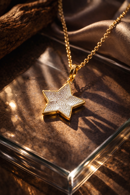 Big Star Gold Charms