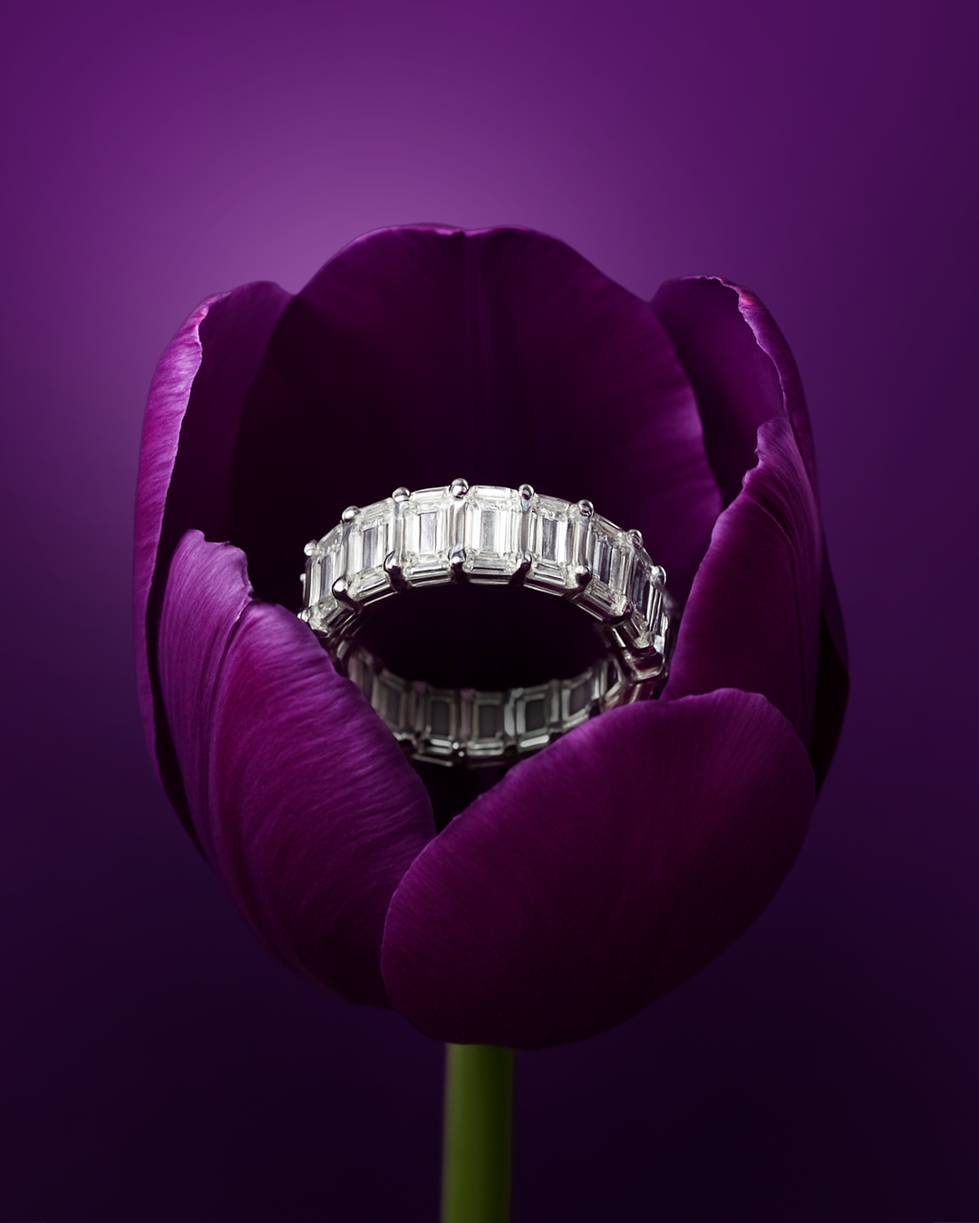 Eternelle Baguette Ring