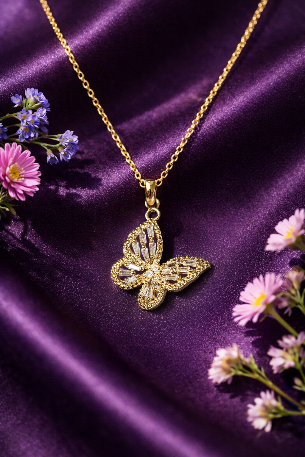 Transform in Style: Butterfly Pendant of Grace & Renewal