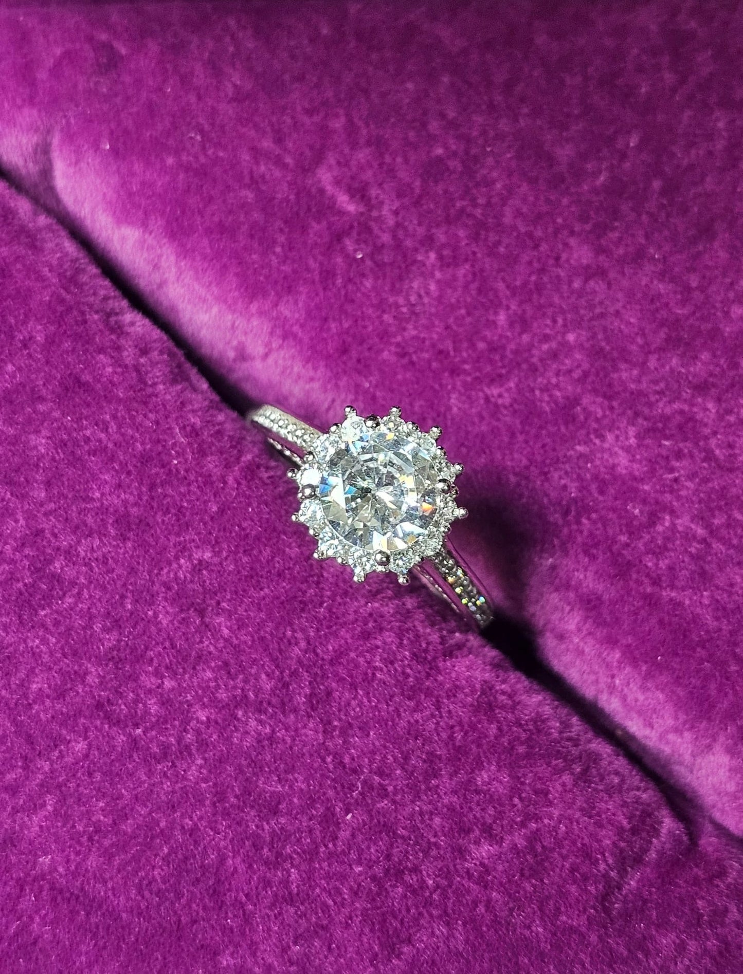 Celestia Radiant Halo Ring