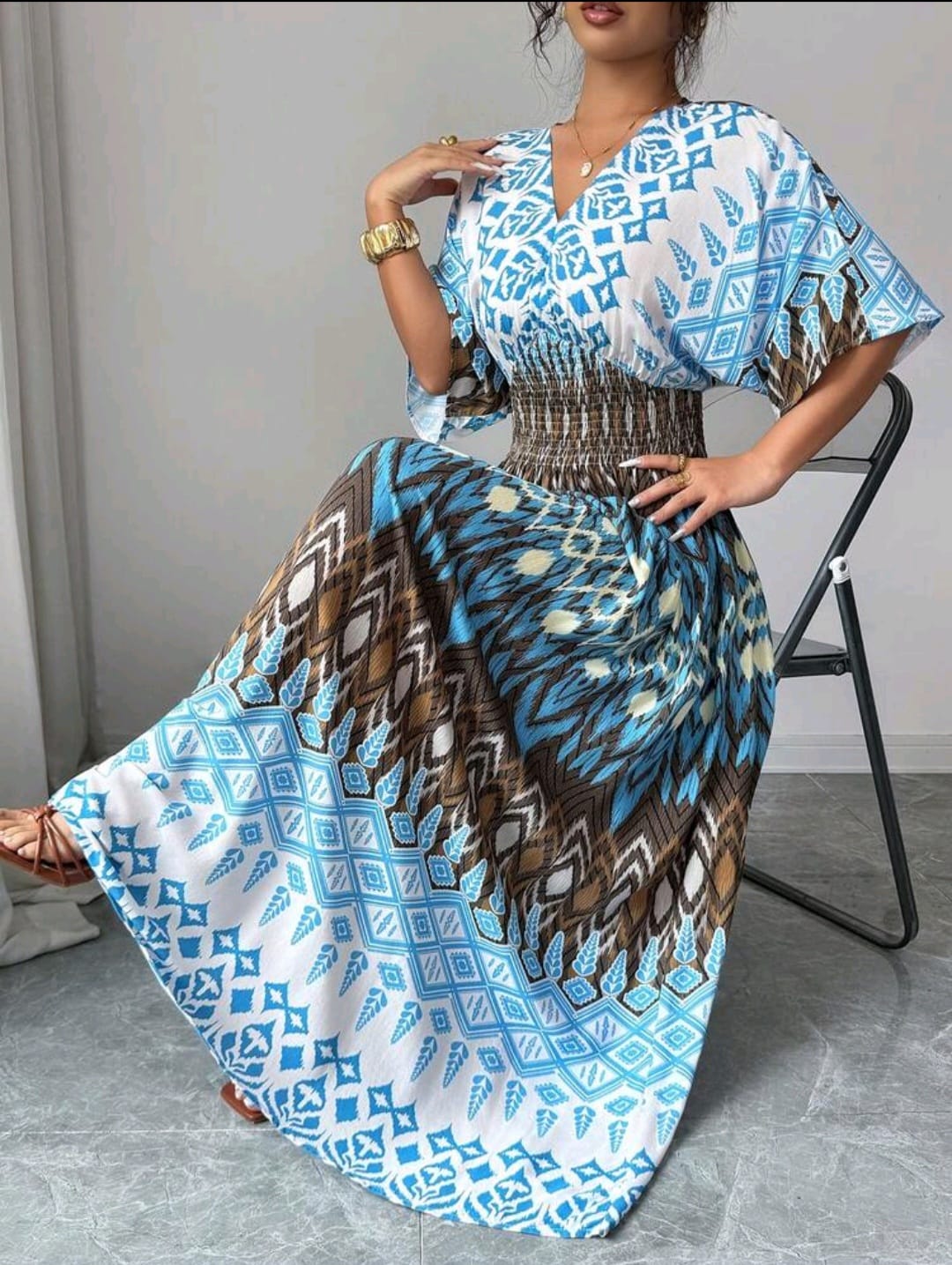 Summer Viscose Gown