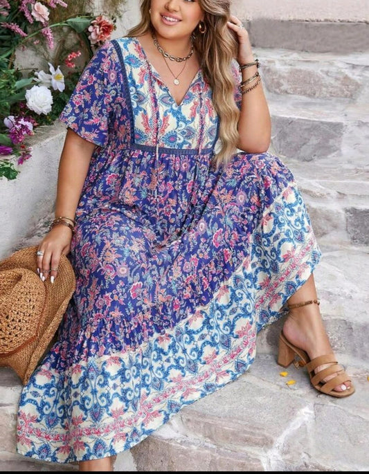 Bohemian Style Gown