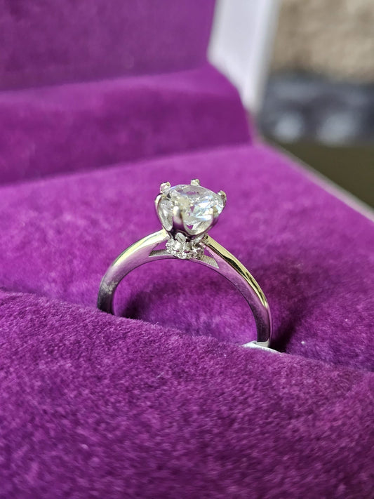 Diamond Ring with Diamond Disk