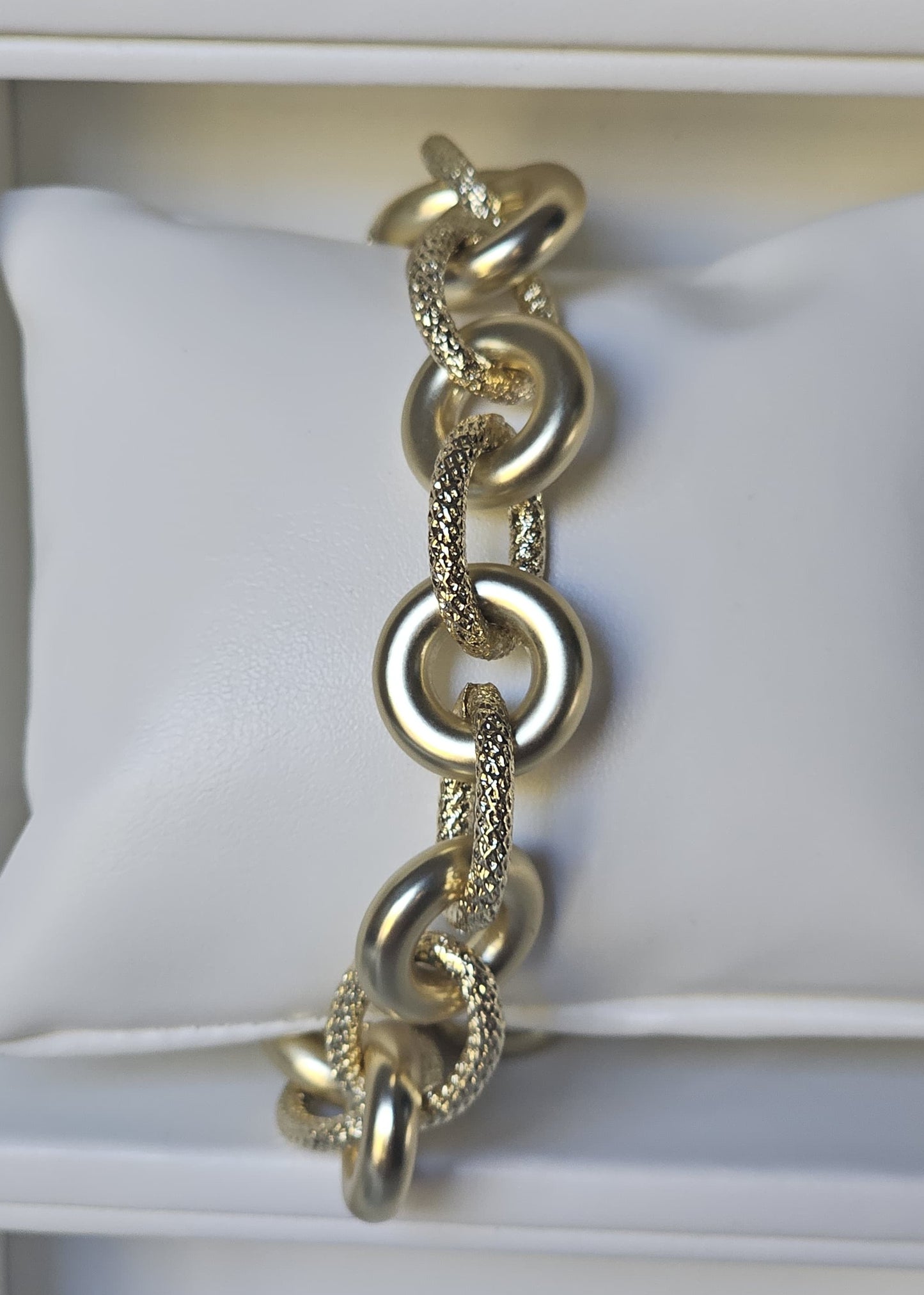 Gold Tone Chain Bracelet