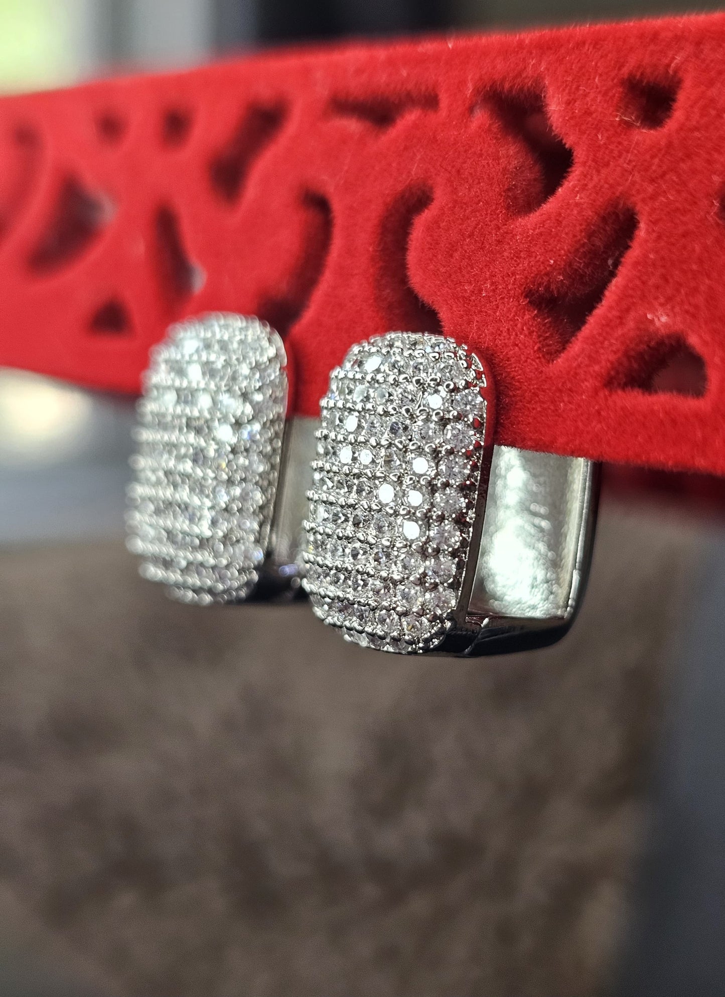 Radiant Grace Silver Diamond Ear Cuff