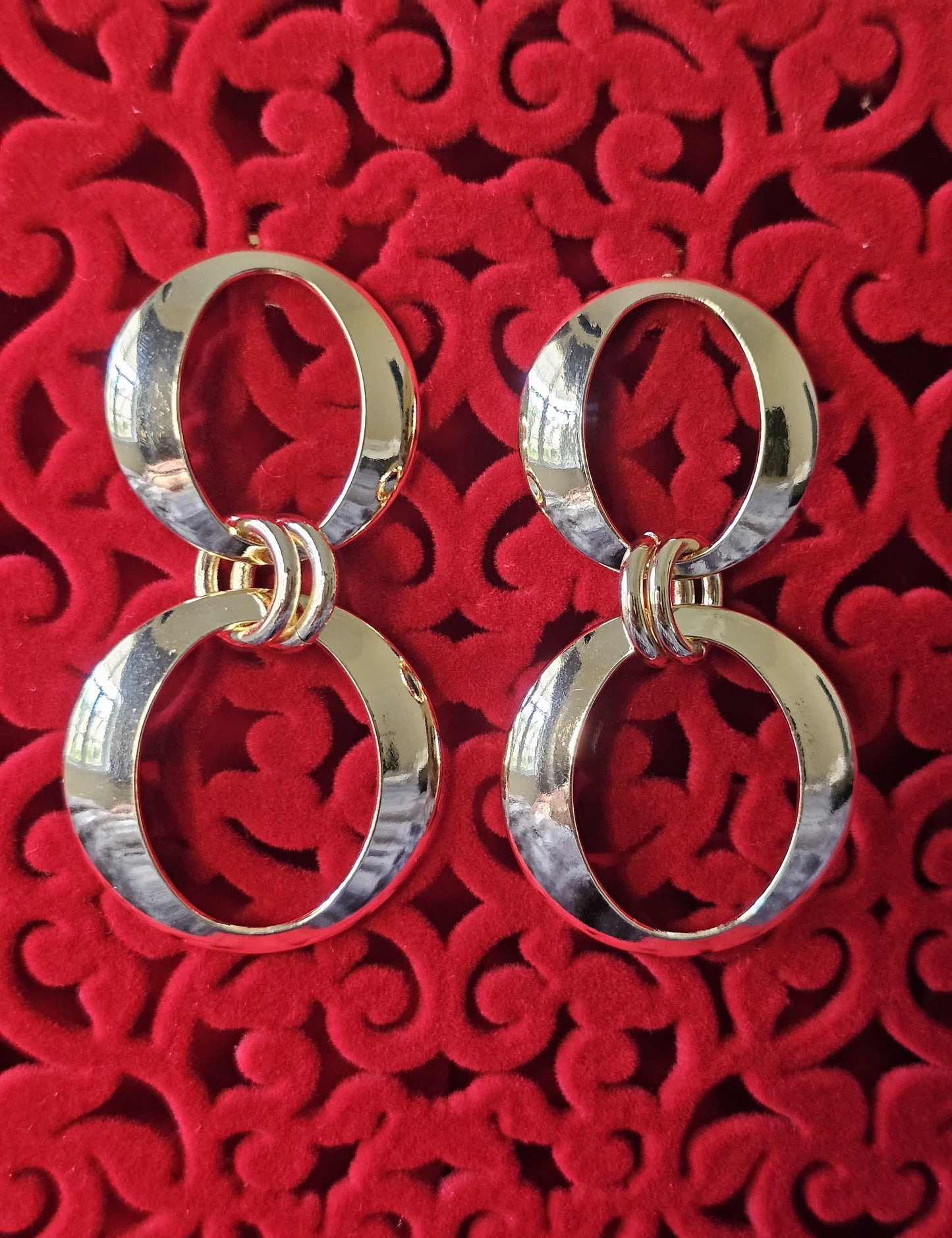 Aurora Double Hoops