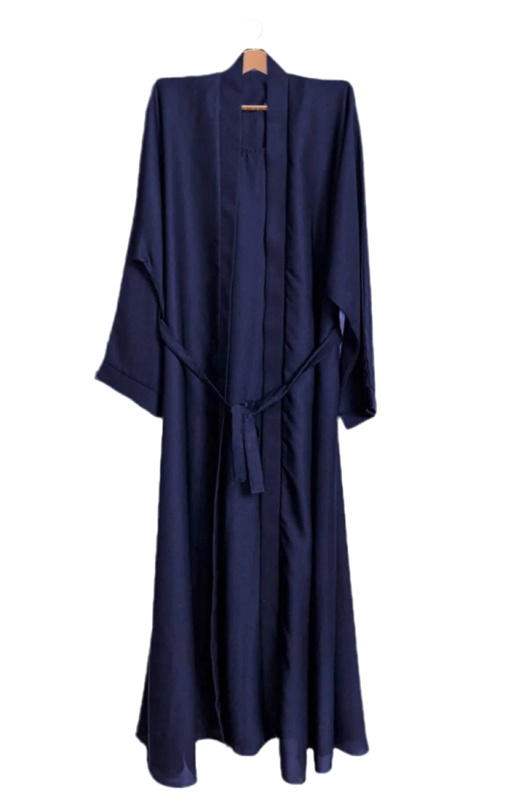 Royal Blue Satin Abaya