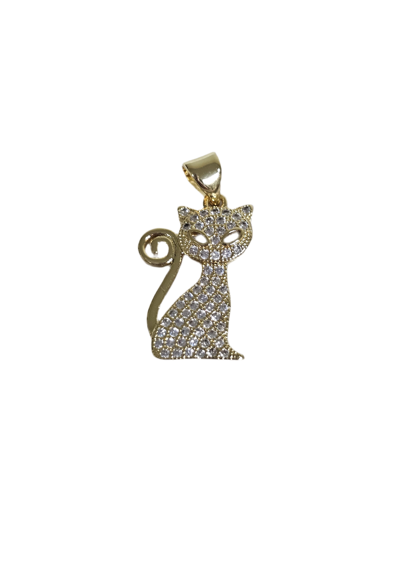 Glamour Paws – Gold Plated Cat Pendant