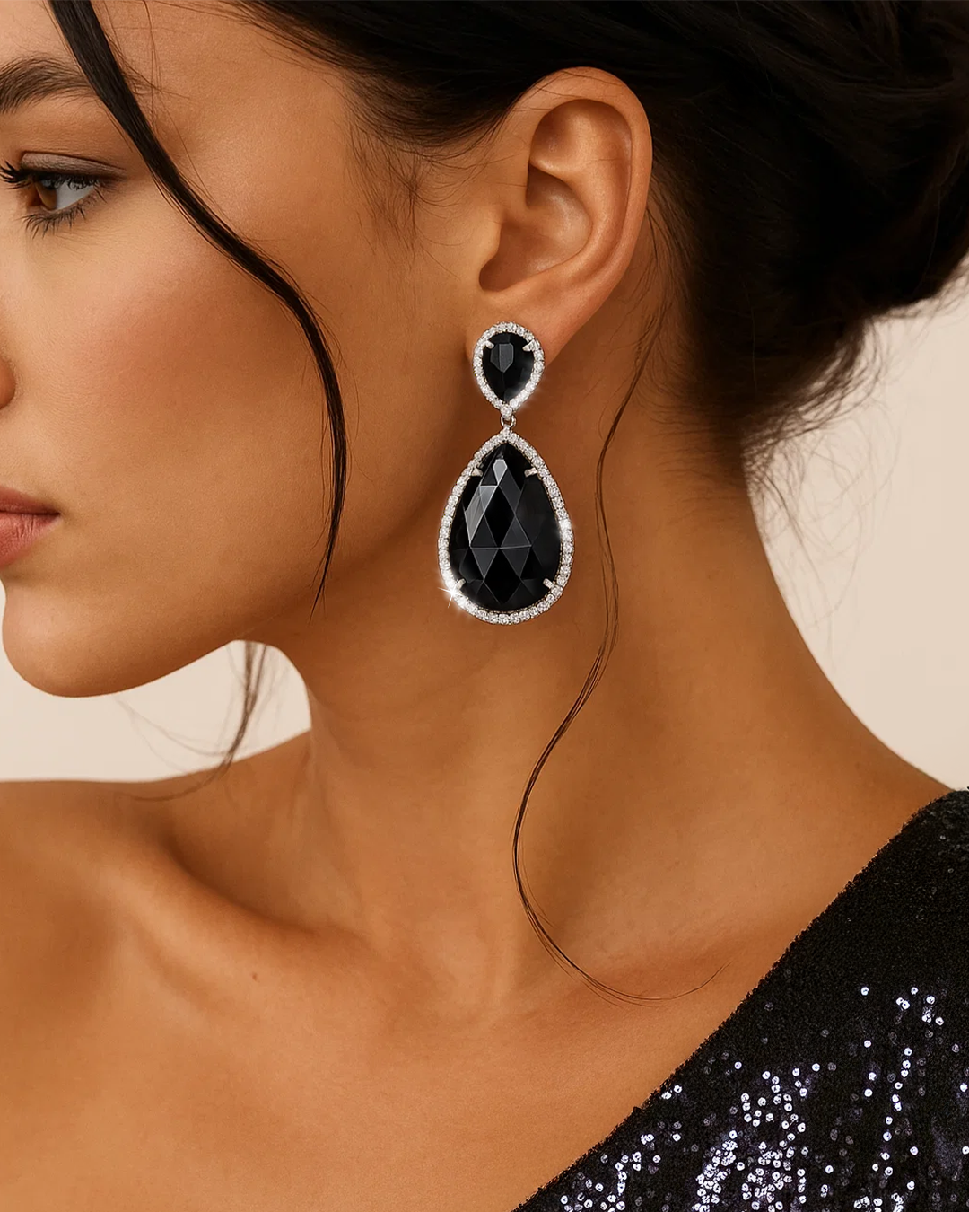 Noir Eclipse Earrings