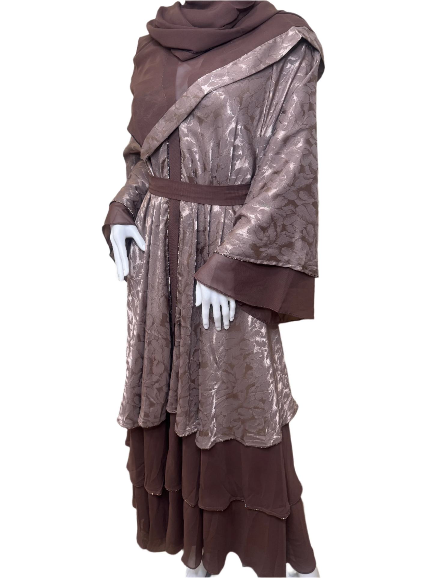 Mocha Luxe Designer Abaya