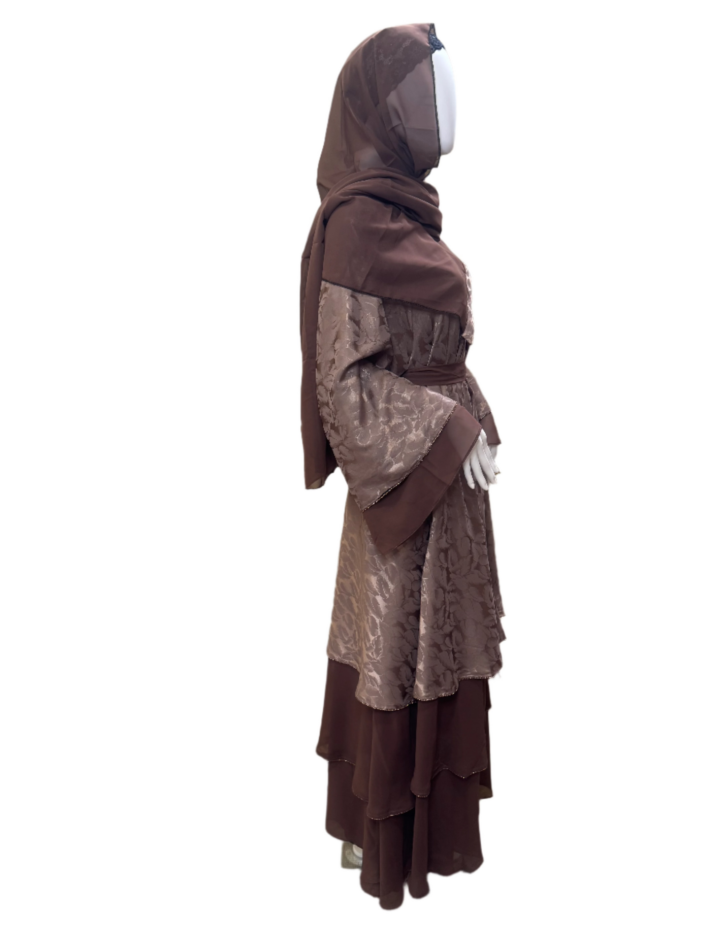 Mocha Luxe Designer Abaya