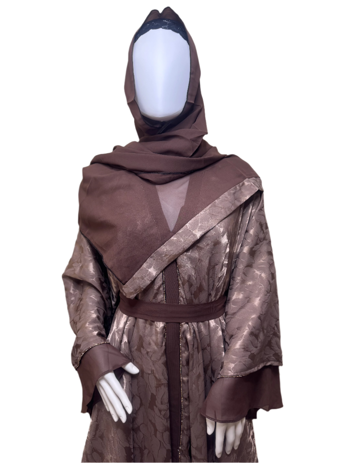 Mocha Luxe Designer Abaya