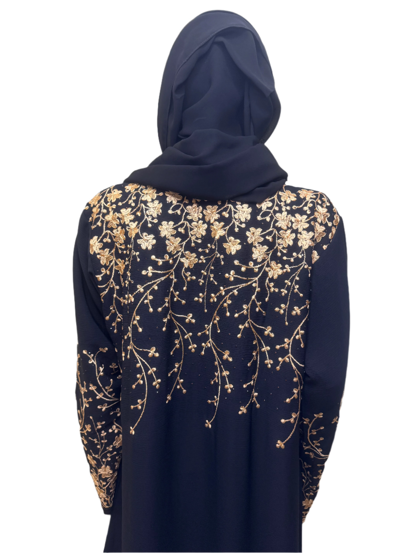 Midnight Gold Abaya