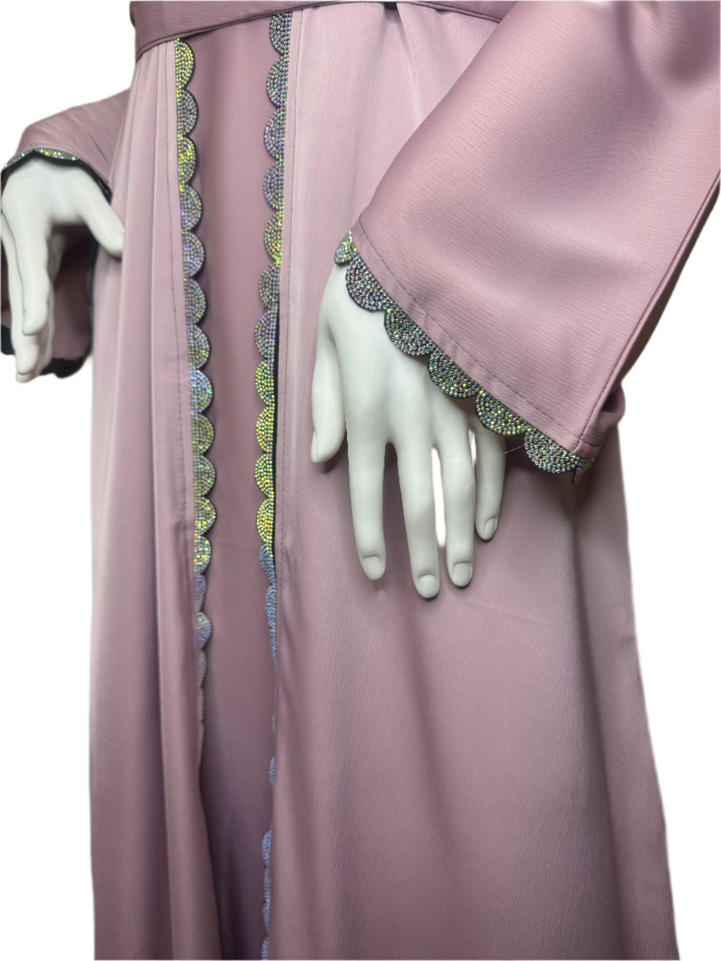 Blush Elegance Abaya