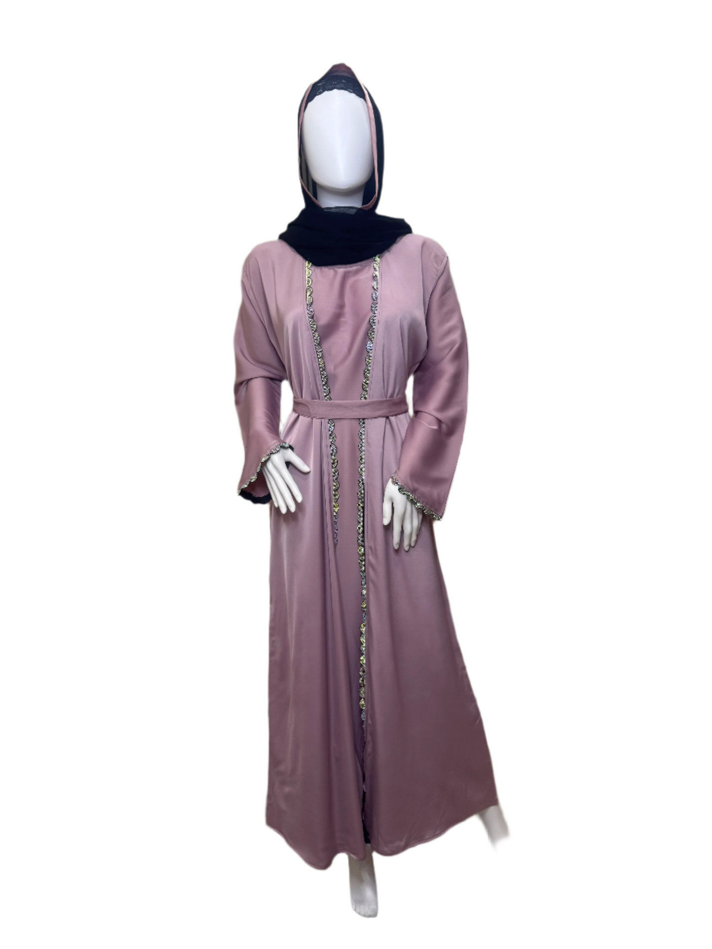 Blush Elegance Abaya