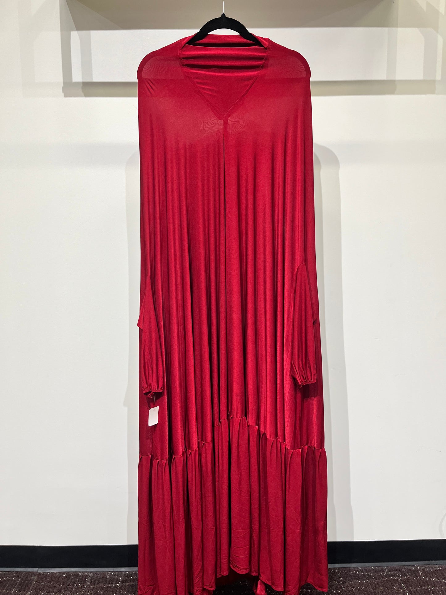 Royal Red Jilbab | Bold Modest Statement