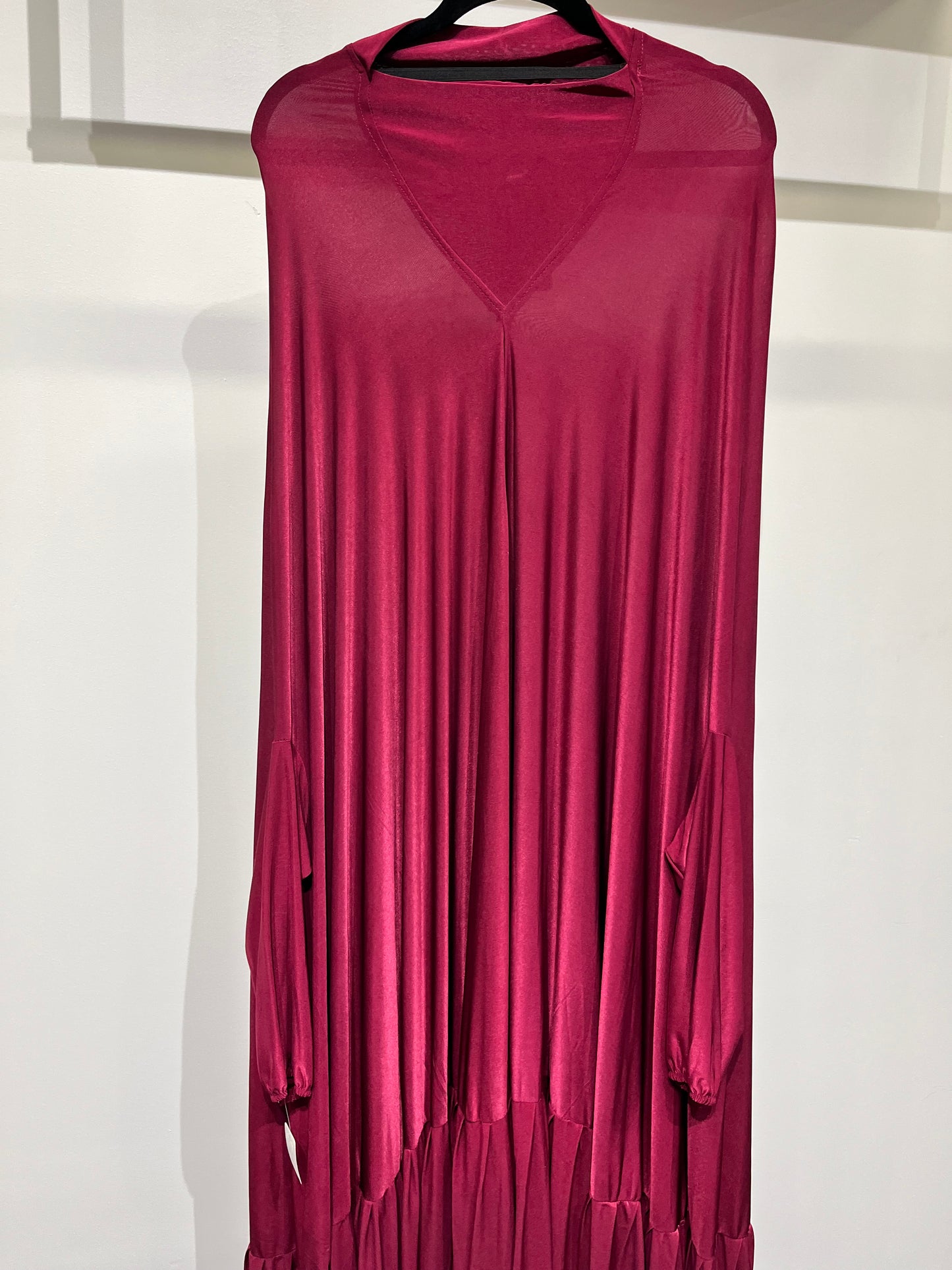 Royal Red Jilbab | Bold Modest Statement