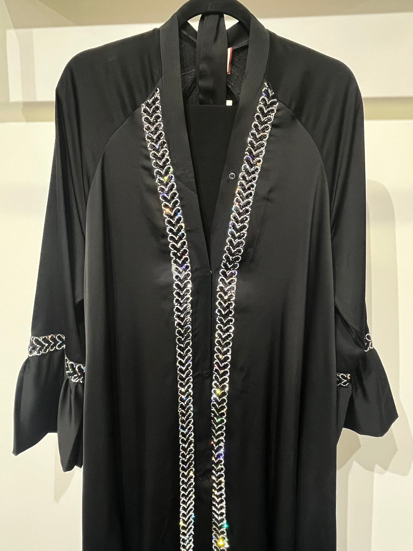 Premium Satin Crepe Silk-Blend Fabric (Soft Luxury Finish, Lightweight Flowing Drape)