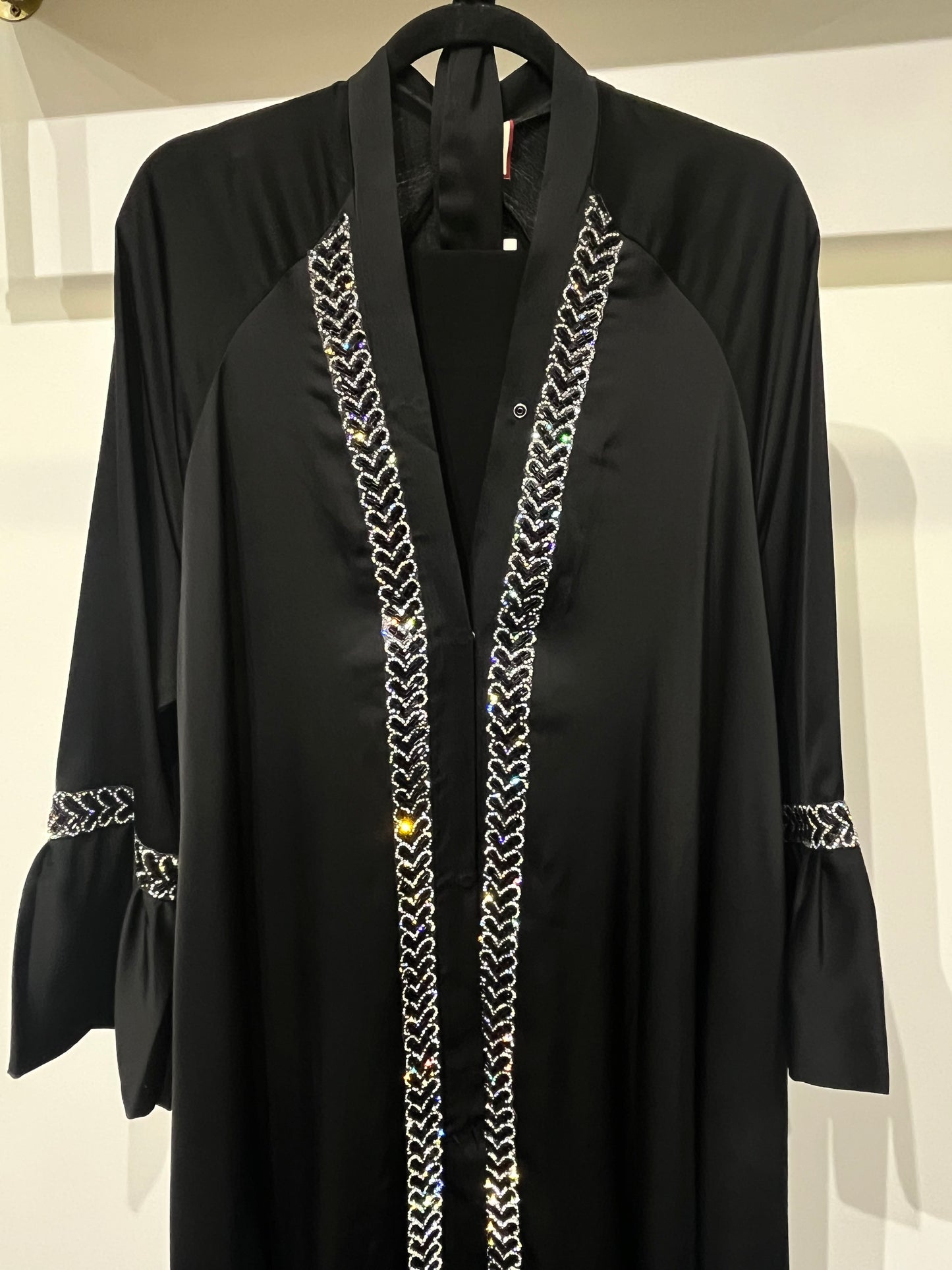 Premium Satin Crepe Silk-Blend Fabric (Soft Luxury Finish, Lightweight Flowing Drape)