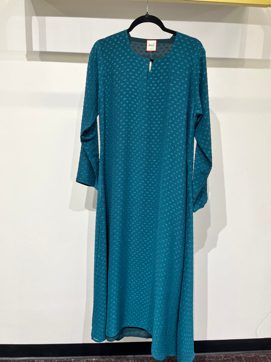 Peacock Blue Abaya