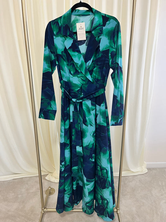 Peacock Garden Flow Dress