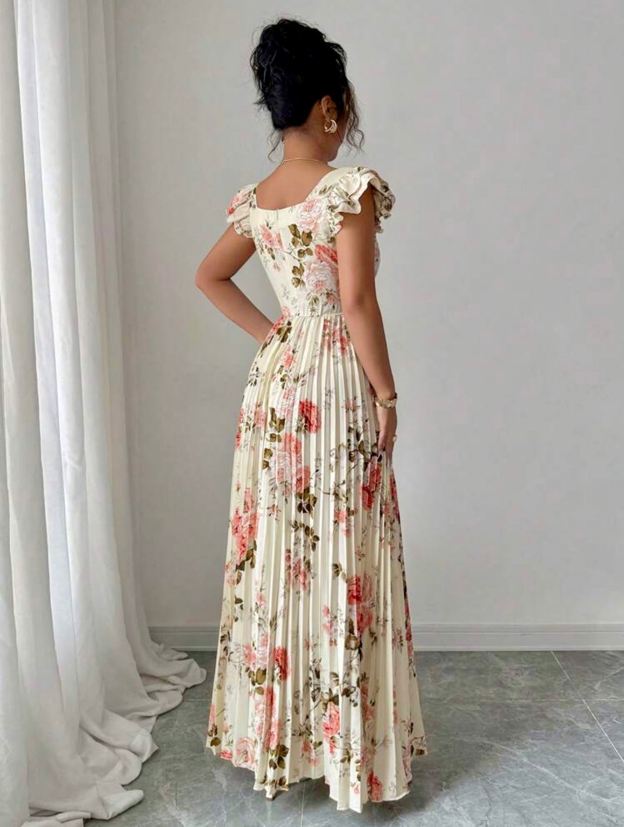 Princess Flora Layered Chiffon Gown
