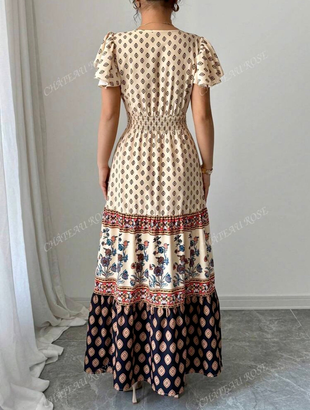 Cream Breeze Summer Maxi Dress – Light, Modest & Effortlessly Chic